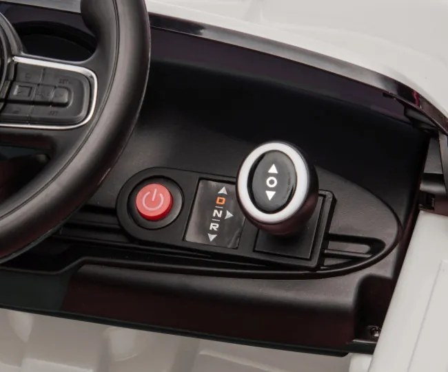 Elektrické autíčko Fiat 500e biele