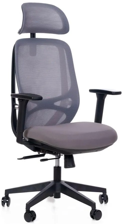 SEGO Kancelárska stolička ADAPTA čalúnenie BASIC šedá