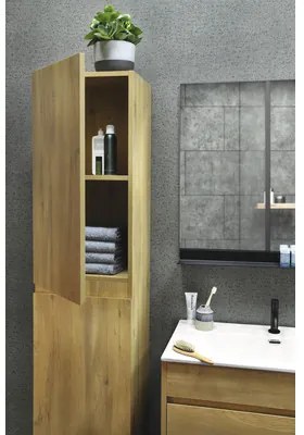Kúpeľňová skrinka pod umývadlo Differnz Sofi dub 80 x 72 x 46 cm