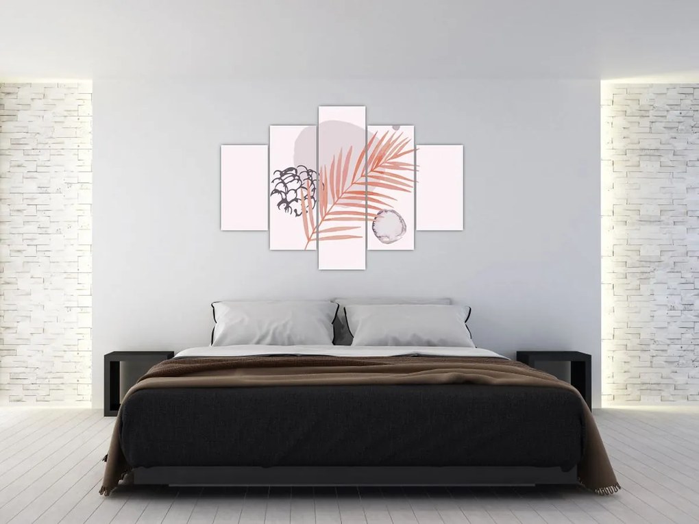 Obraz - Fialový minimalizmus N⁰3 (150x105 cm)