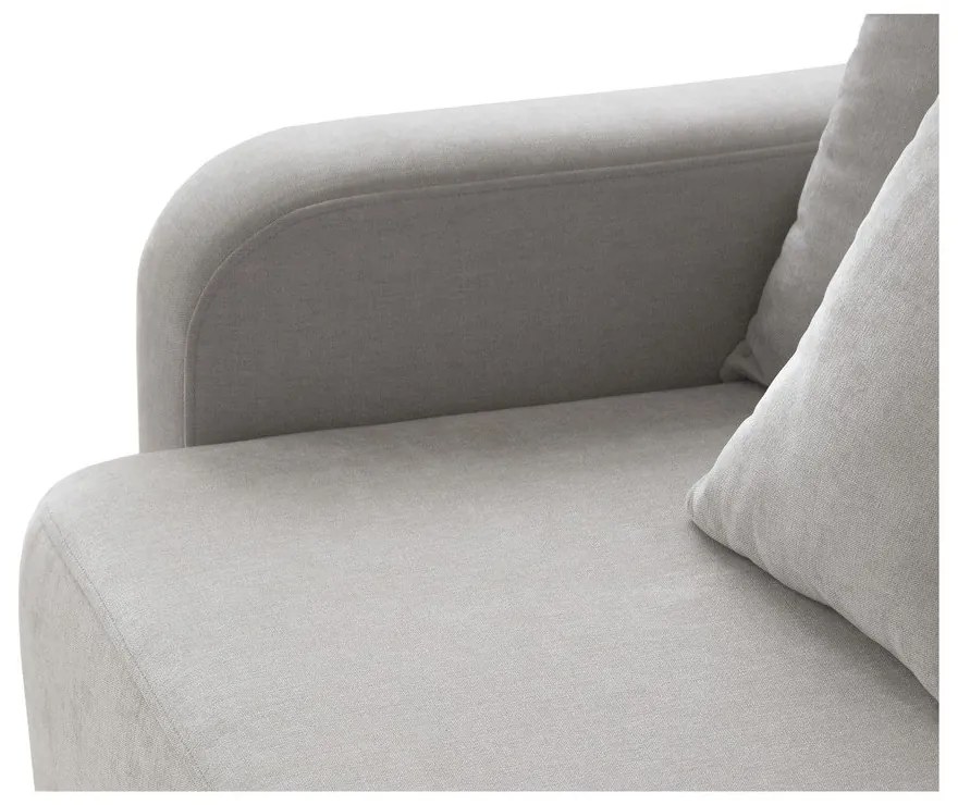 Béžová rozkladacia pohovka s úložným priestorom 231 cm Elen – Micadoni