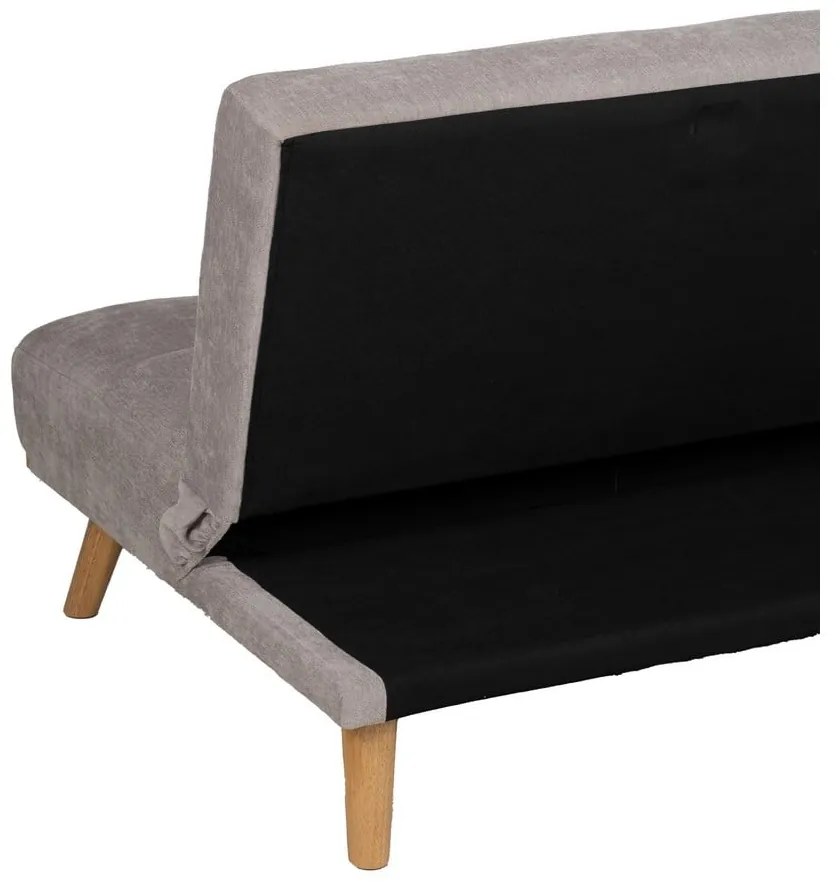 Svetlosivá ženilková rozkladacia pohovka 178 cm – Ixia