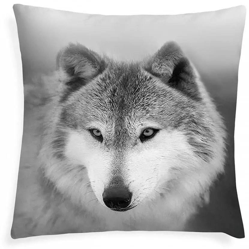 XPOSE® Mikroplyšová obliečka na vankúš VLK 3 (digitálna tlač) 40x40 cm