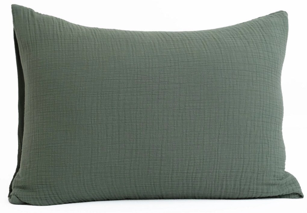 Mušelínová obliečka na vankúš 40 × 60 cm - Alexia olivová