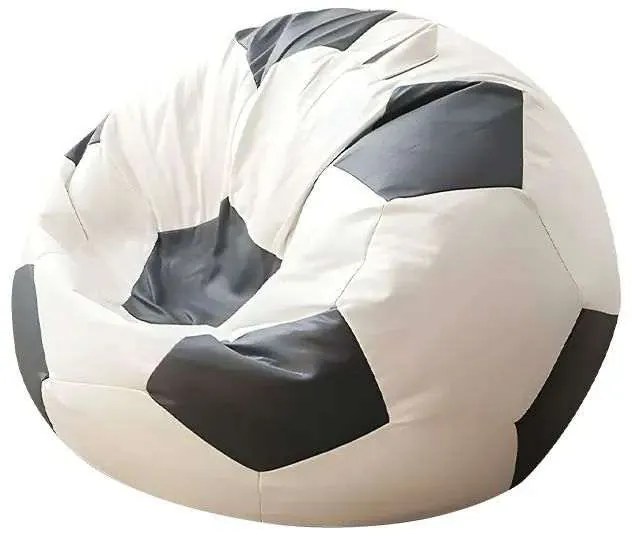 Sedaci vak Futbalos (čierna + biela). Akcia -14%. Vlastná spoľahlivá doprava až k Vám domov. 1127396