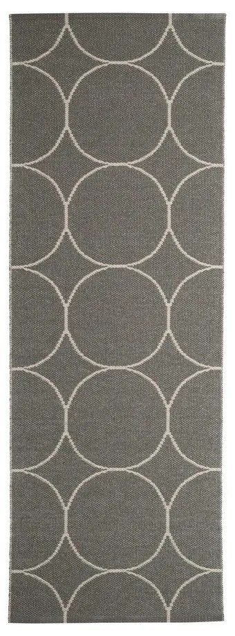 Tmavosivý vnútorný a vonkajší behúň 70x200 cm Boo Charcoal Linen – Pappelina