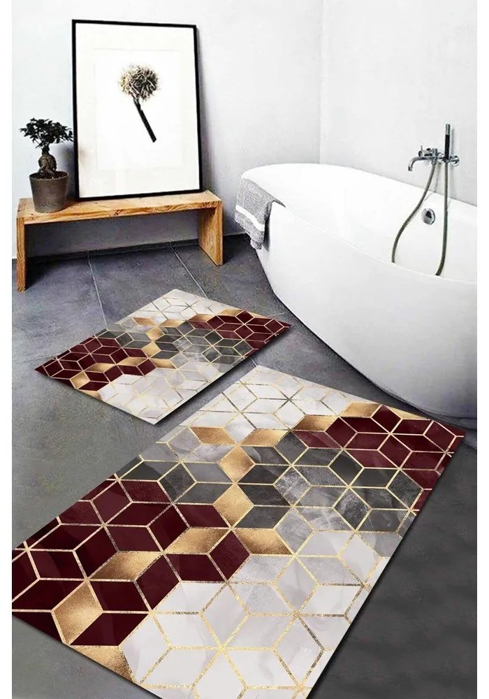 Kúpeľňové predložky v súprave 2 ks Optic2 - Mila Home