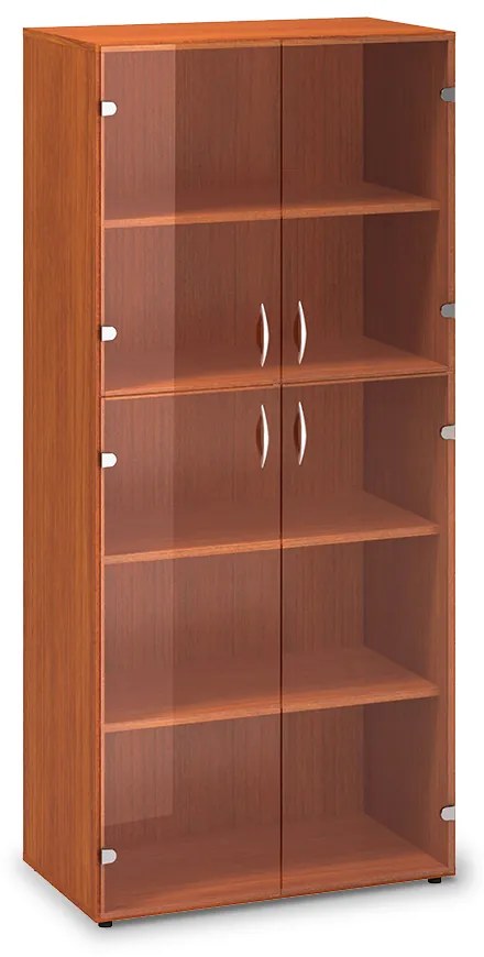 Vysoká skriňa ProOffice 80 x 45,8 x 178 cm, čerešňa