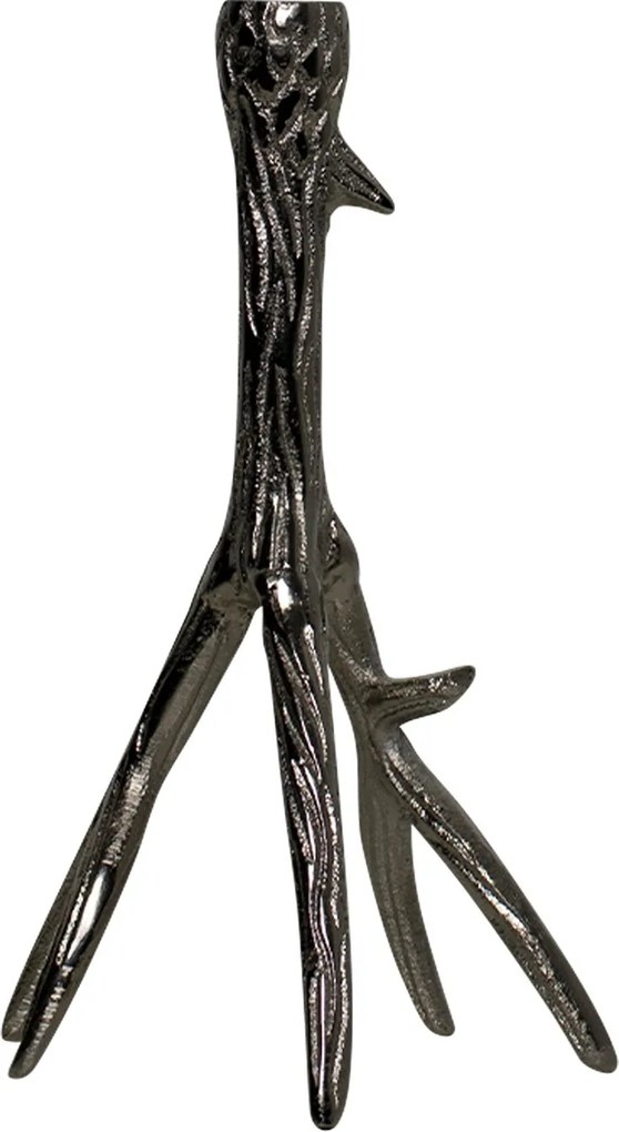 Strieborný raw svietnik stojaci paroží Antlers - 14*11*24cm