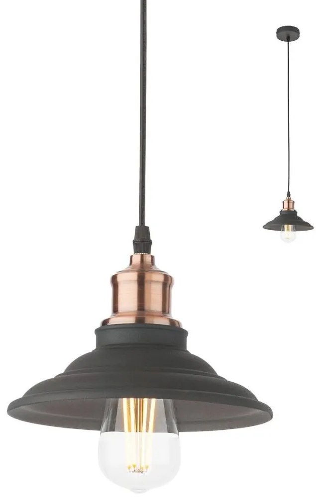 Redo 01-1292 - Luster na lanku SPINNER 1xE27/42W/230V UN0046