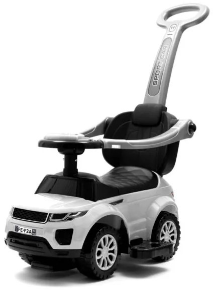 BABY MIX Detské hrajúce vozítko 3v1 Baby Mix biele