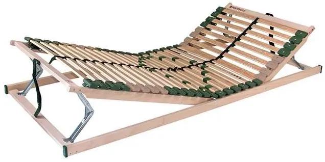 Ahorn PORTOFLEX HN MEGA - posteľný rošt s nosnosťou až do 150 kg 100 x 195 cm, brezové lamely + brezové nosníky