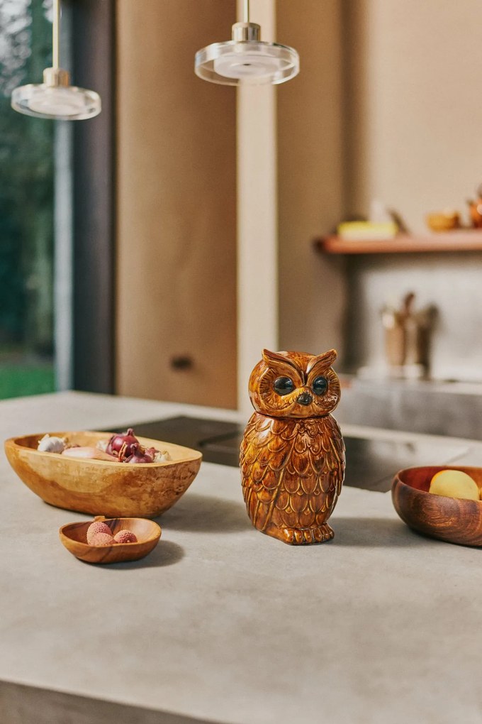 HK living Drevená miska Apple Acacia Medium