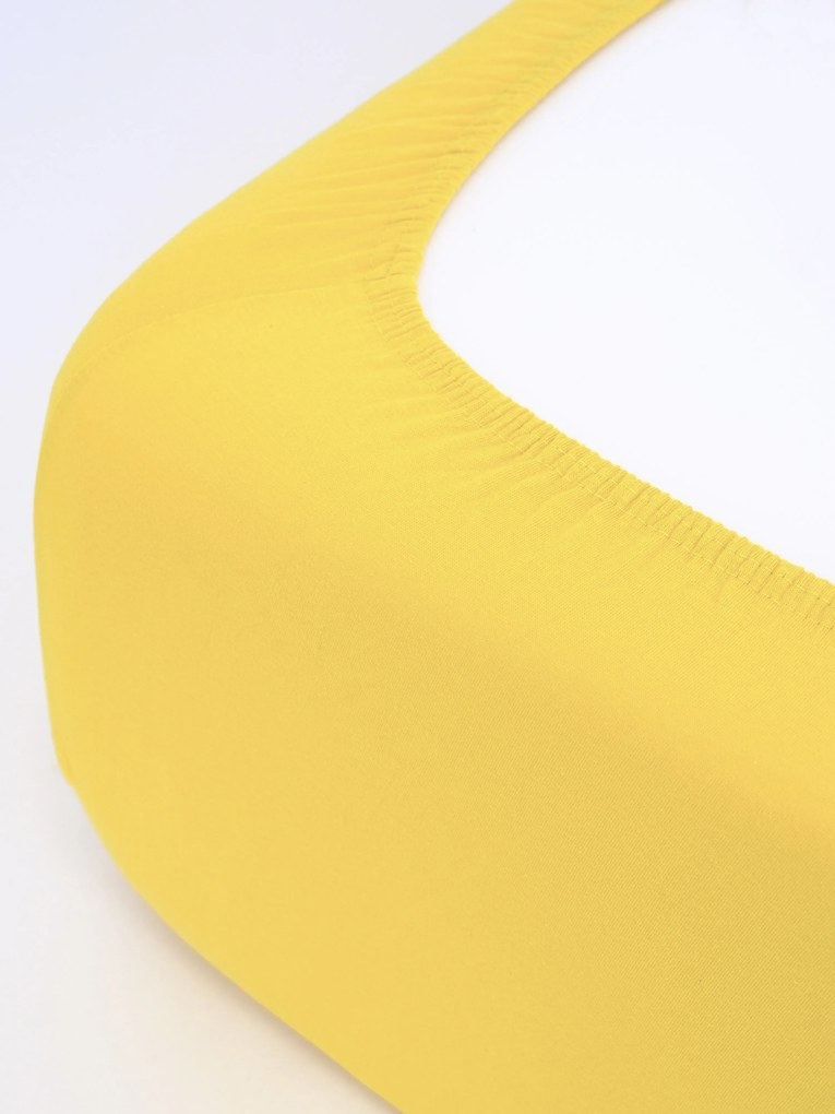 Jersey plachta Classic 140 x 200 cm – žltá