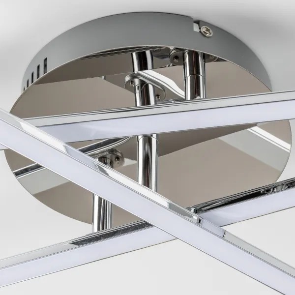 LED Stropné svietidlo 3xLED/3W/230V lesklý chróm