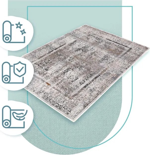 Koberec Feyruz S756B Shrink antracit