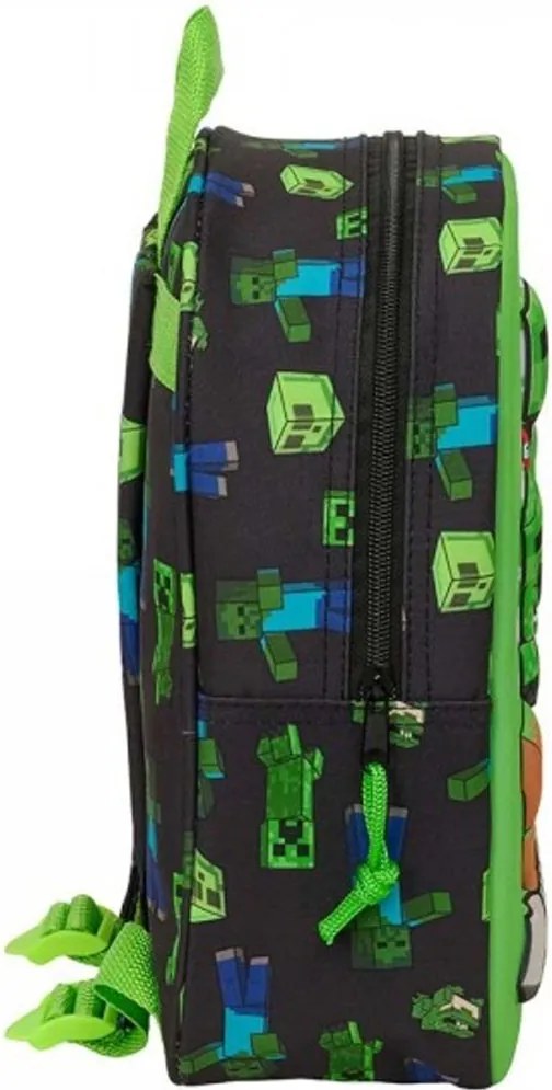 Detský 3D batôžtek pre predškolákov Minecraft – Creeper Boom