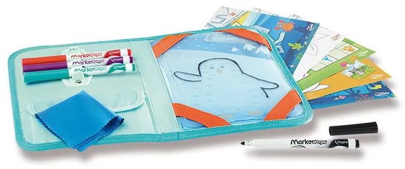 Výtvarný kufrík MAPED Creativ - Hry a kreslenie so zvieratkami