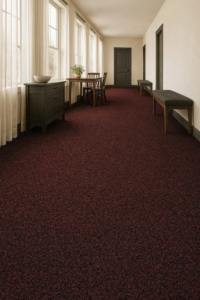 Rinos bv, Čistiaca zóna Robust 139 červená, šíře 135 cm, šíře 1,35m,2m, červená, pvc, chodba / predsieň
