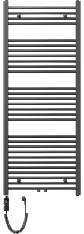 Mexen Ares, elektrické vykurovacie teleso 1500x600 mm + vykurovacia tyč 900 W, antracitová, W102-1500-600-2900-66