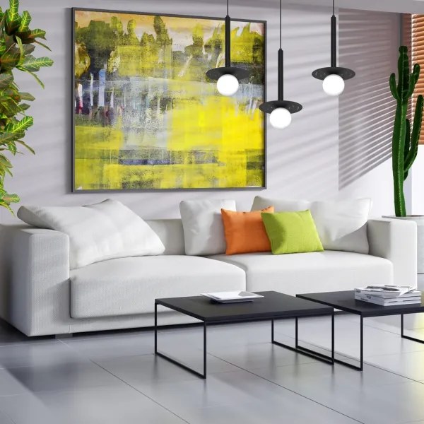 Luster na lanku FUTURA 3xG9/7W/230V čierna