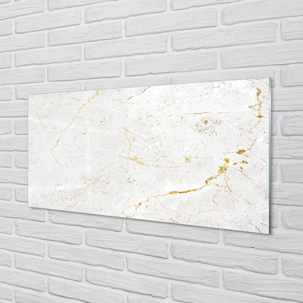 Sklenený obklad do kuchyne Marble kamenný múr 100x50 cm