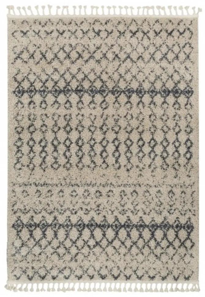 Kusový koberec Shaggy Agar krémový, Velikosti 140x190cm