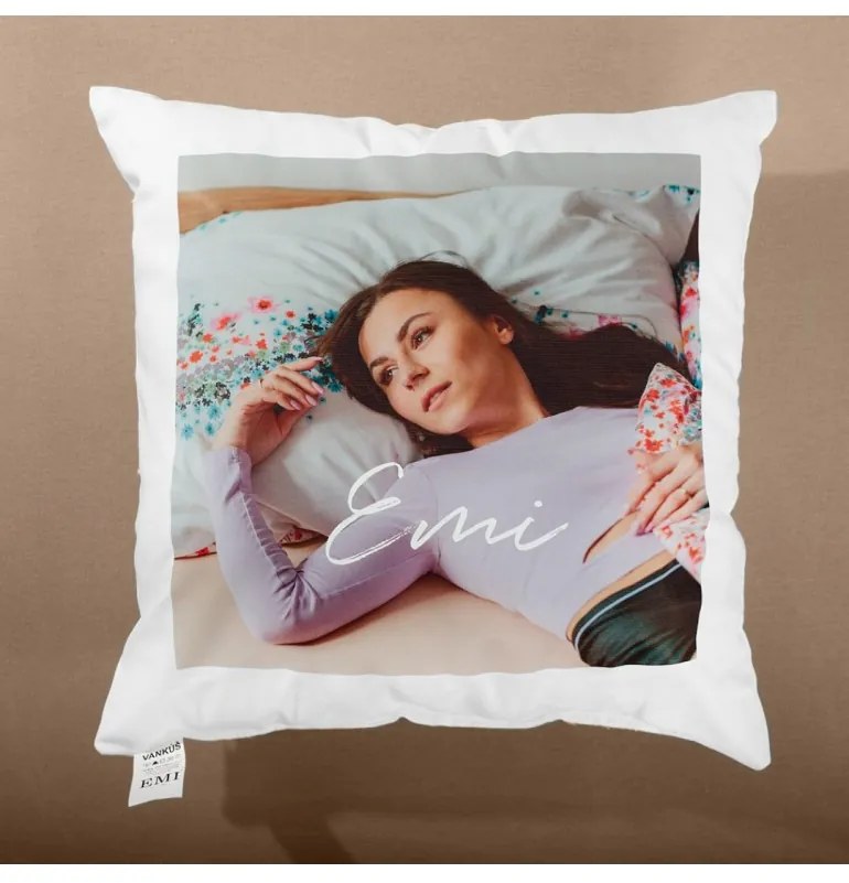 Vankúš s vlastnou fotkou 40x40 cm EMI