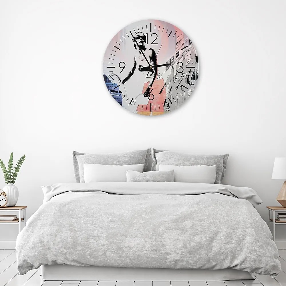 Gario Hodiny na stenu Žena Rozmery: 60 x 60 cm