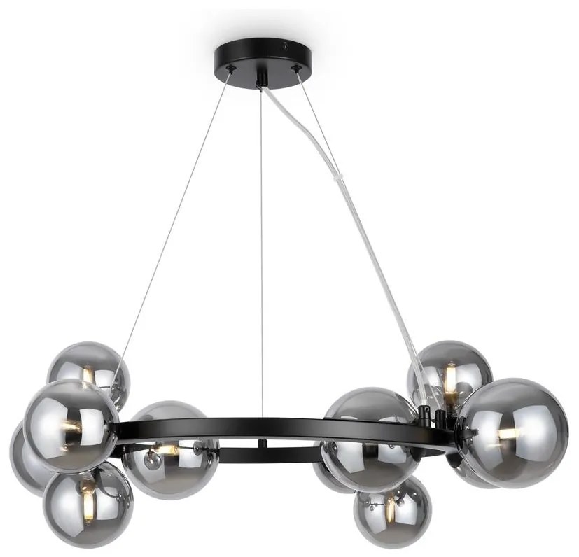 Maytoni MOD545PL-11B - Luster na lanku DALLAS 11xG9/28W/230V čierna