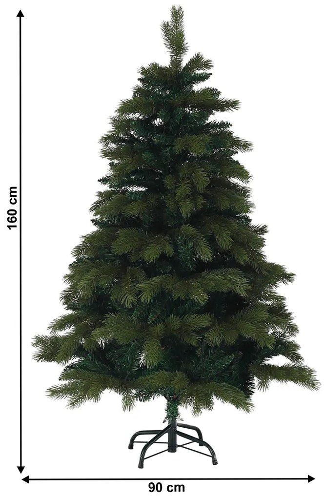 Vianočný stromček Christmas Typ 9 160 cm - zelená