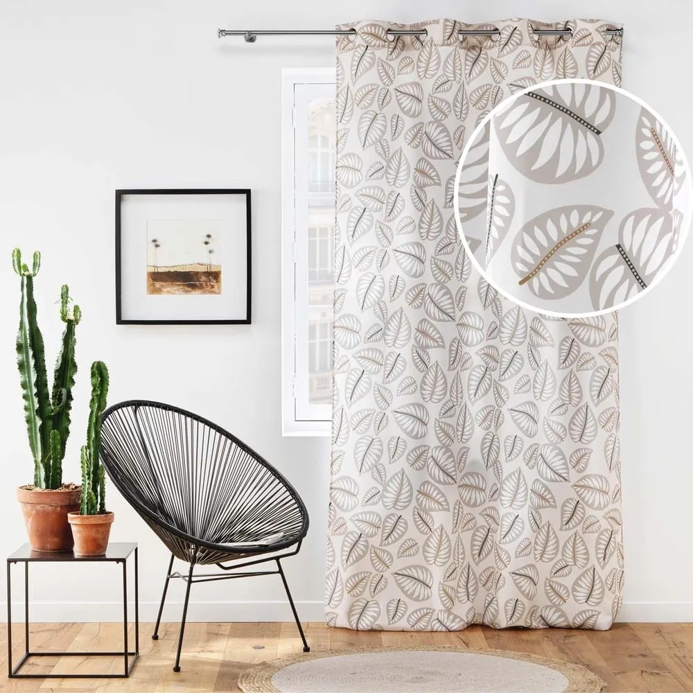 Béžový záves 140x260 cm Alma – douceur d'intérieur