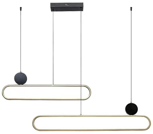 Rabalux 72268 - LED Luster na lanku CIRCADO 2xLED/24W/230V 3000K