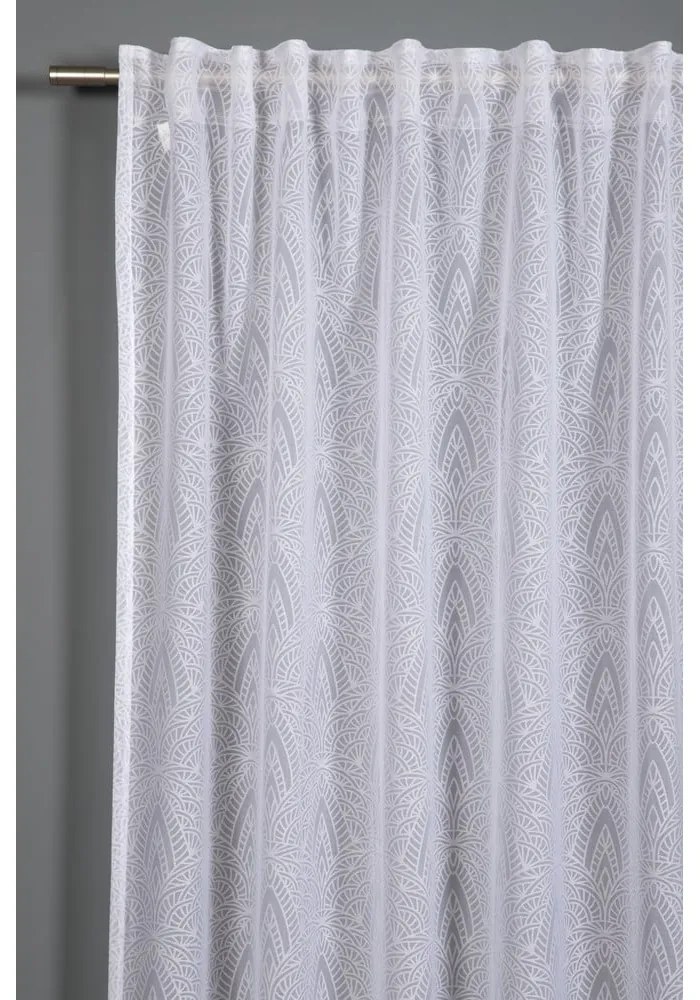 Biela záclona 245x140 cm Grafik - Gardinia