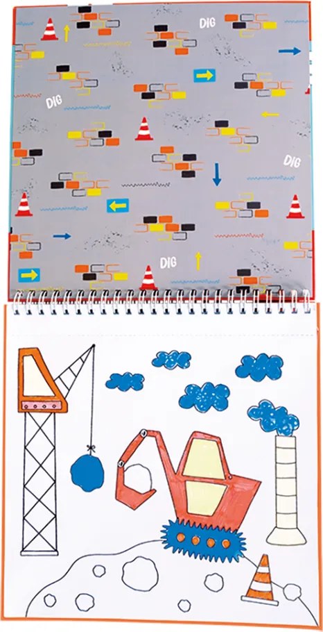 Vyfarbovanie bez neporiadku – Stavba