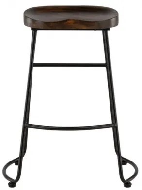 OZARK barová stolička Hnedá - tmavá