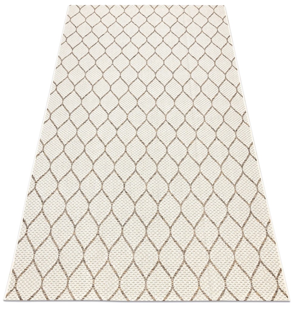 Šnúrkový koberec SIZAL BOHO 46211061 vzorovaný, béžový
