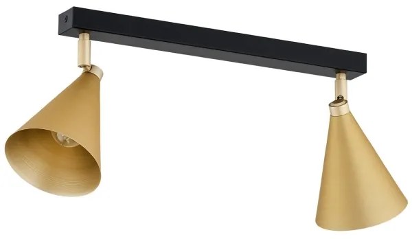 Argon 7149 - Bodové svietidlo LUCINDA 2xE14/7W/230V zlatá