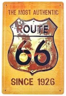 Ceduľa 3D - Route 66 - Since 1926