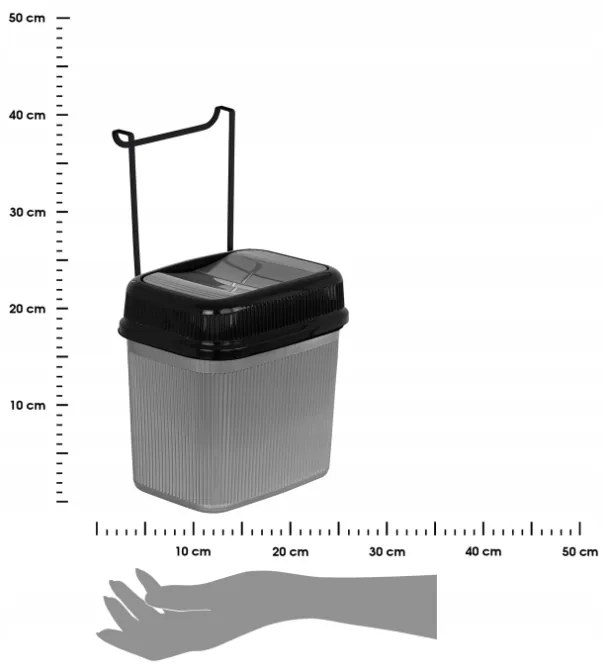 Závesný odpadkový kôš 5,5 L