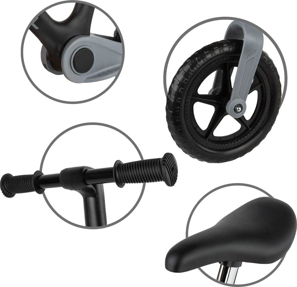 Kidwell FLEX skladacie odrážadlo pre deti – ľahké 2,9 kg, EVA kolesá