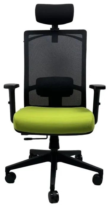 Kancelárska ergonomická stolička DVIS — látka, sieť, viac farieb Zelená