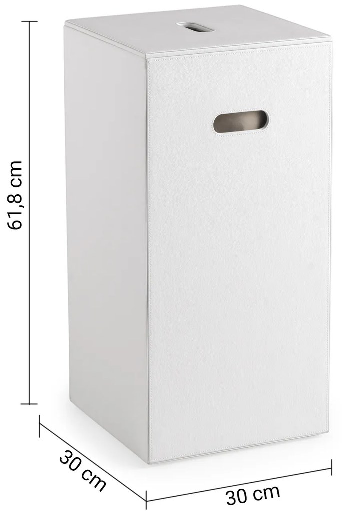 Gedy Gedy, LUXURY kôš na bielizeň 30x61,8x30cm, biela, 103602