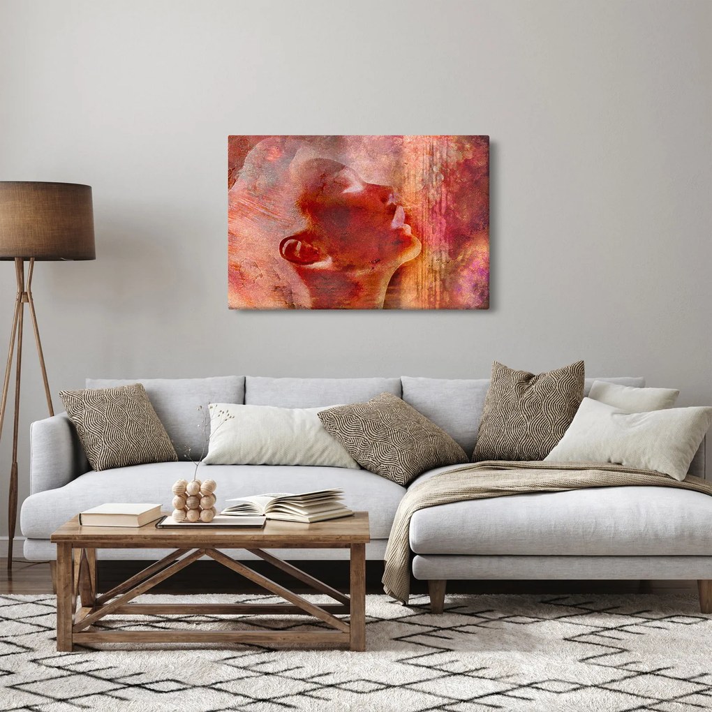 Obraz - Profil ženskej tváre (90x60 cm)