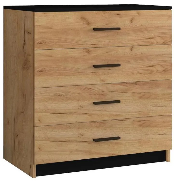 Komoda TIMON dub craft/čierna