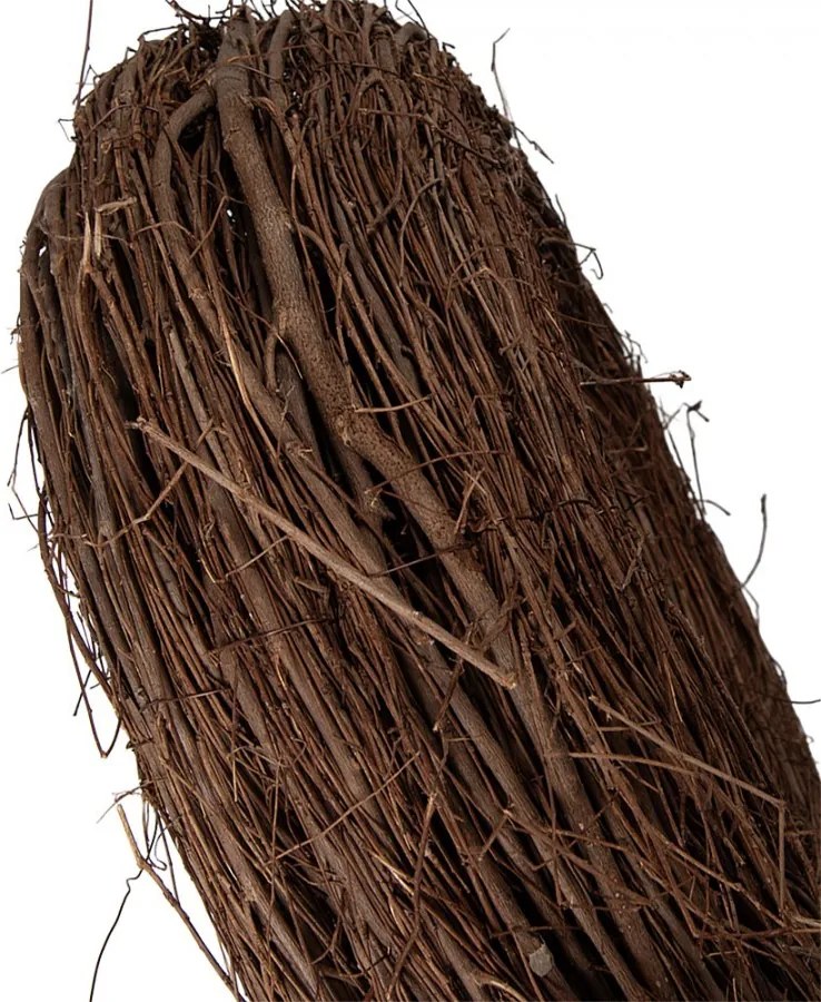 Prírodný hnedý prútený brestový veniec Elm L - Ø 50*14 cm