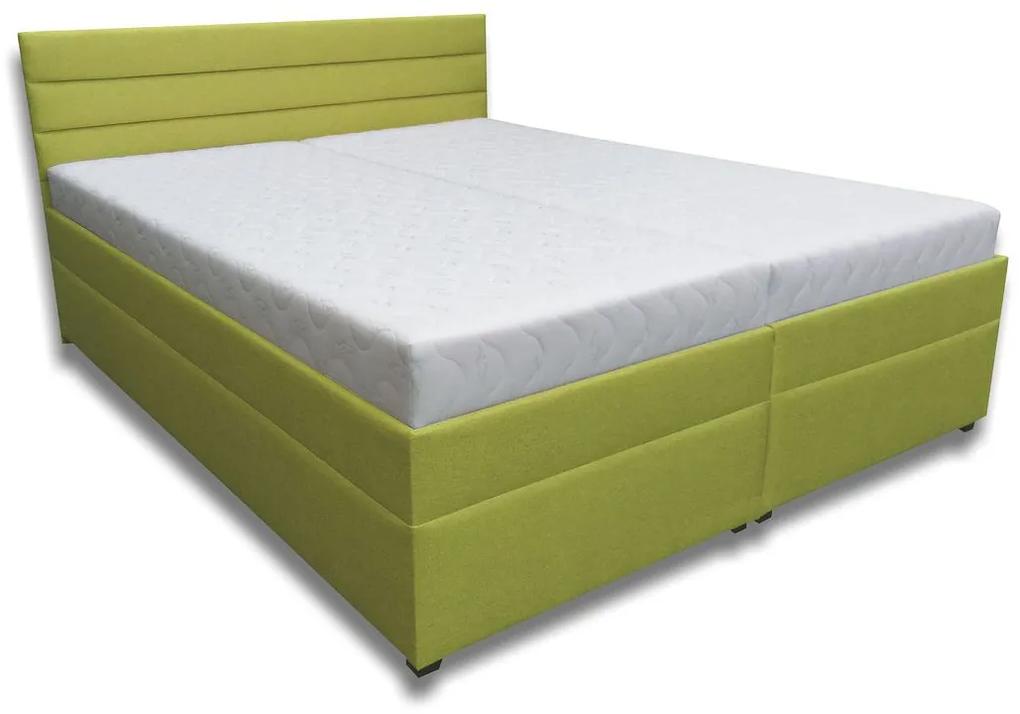Manželská posteľ 180 cm Zulma (hnedá) (s roštom, pružinovým matracom a úl. priestorom) . Vlastná spoľahlivá doprava až k Vám domov. 1004725
