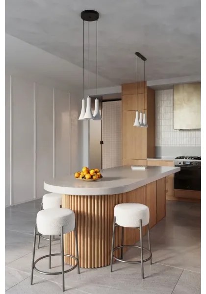 Sollux SL.1223 - Luster na lanku REA 1xE14/12W/230V betón