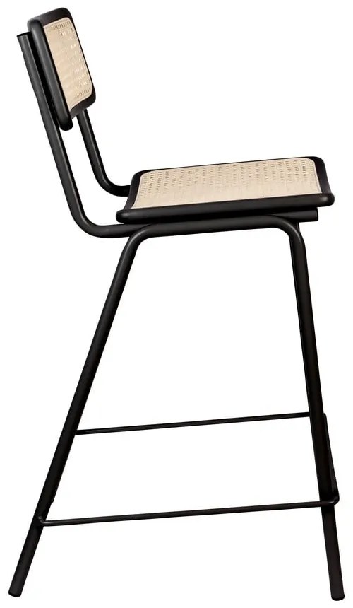 Čierne/v prírodnej farbe barové stoličky v súprave 2 ks 93,5 cm Jort - Zuiver