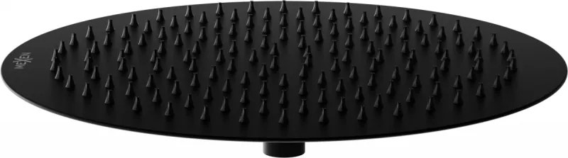 Mexen sprchová nerezová hlavica Round 30 cm, čierna, 79230-70